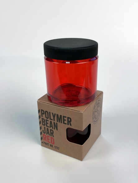 RED Polymer Bean Jar