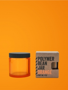 ORANGE Polymer Bean Jar