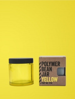 YELLOW Polymer Bean Jar