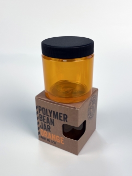 ORANGE Polymer Bean Jar